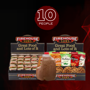 Deluxe Platter Pack featuring upgraded subs, sides, and desserts—complete catering solution for professional events and celebrations.