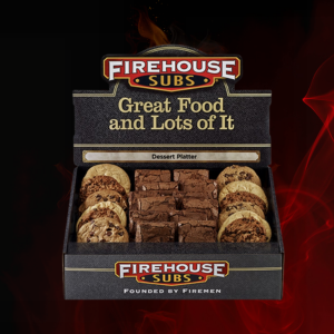 Dessert Combo Platter includes an assortment of cookies and brownies—ready to serve and perfect for catering events or team treats.