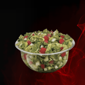 Refreshing side salad made with crisp romaine, grape tomatoes, cucumbers, and shredded cheese—ideal for a light, healthy addition to any meal.